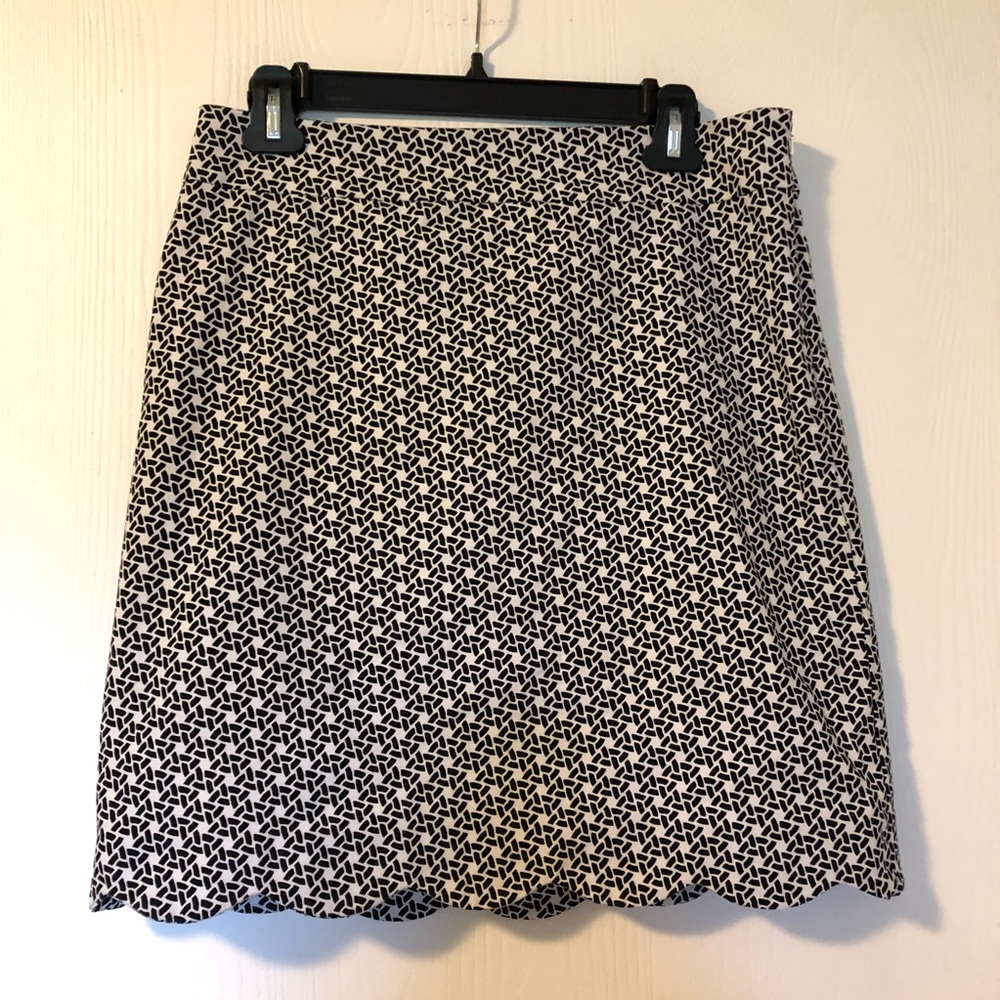 Talbots Scalloped Skirt